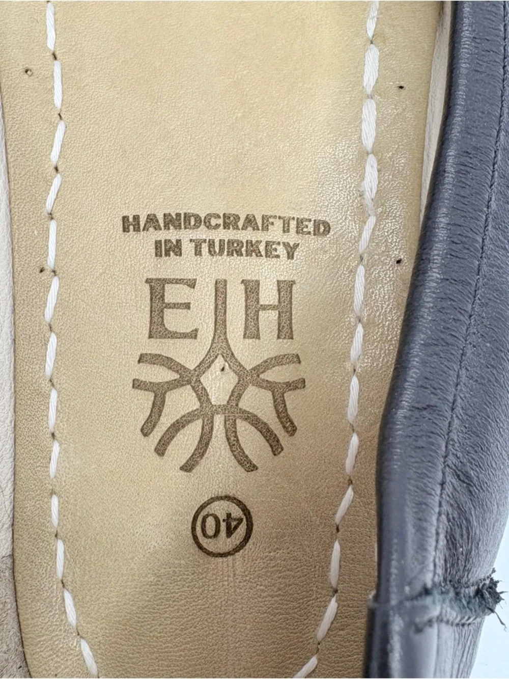 Earthing Harmony Ballet Flats Black Leather Grounding Barefoot Wide Toe Box 40 - Picture 8 of 10